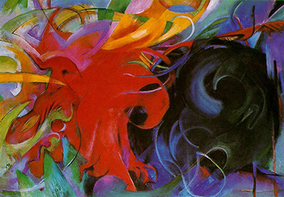 Kampfende Formen Franz Marc